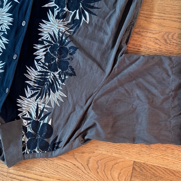 Shirt Brown and Black Floral Button-Up Shirt - Picture 5 of 10